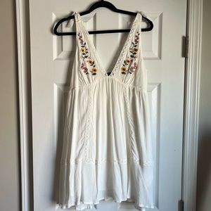 Floral Embroidery Mini Dress | Forever 21